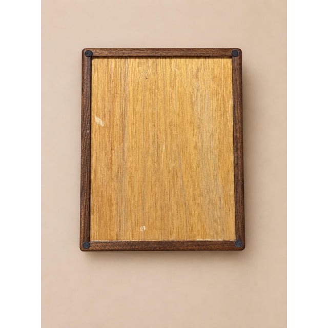 Mid-Century Modern Danish Modern Paper Tray & Letter Organizer in Teak, Maple & Walnut For Sale - Image 3 of 6