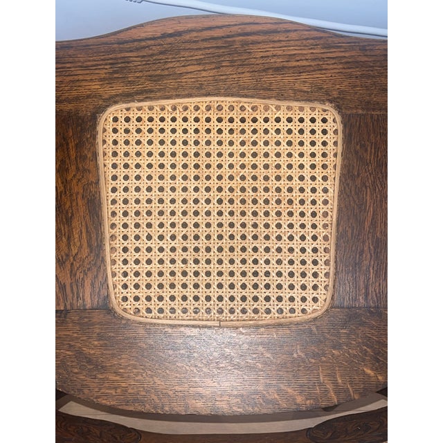Carved Lion Antique Victorian Spindle Caned Chairs For Sale In Washington DC - Image 6 of 12