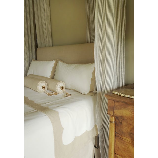 Not Yet Made - Made To Order Coco Como Champagne Bolster Pillow, Large For Sale - Image 5 of 5