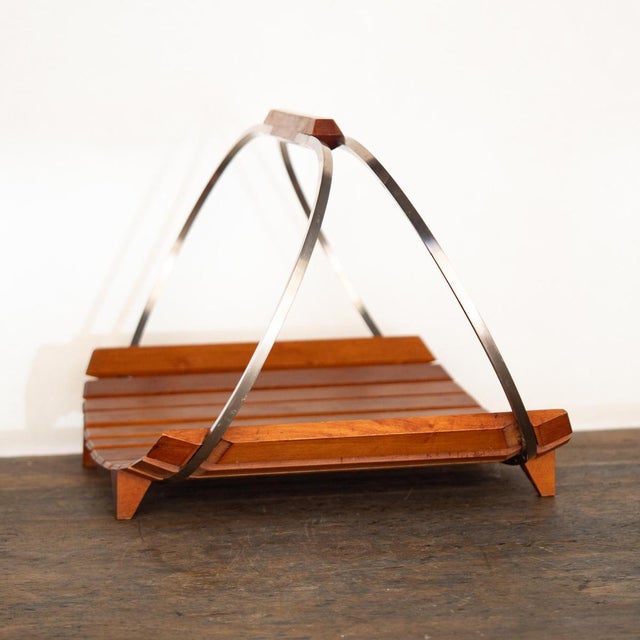 Ico Parisi Wega Mod. 1901 Magazine Rack by Ico Parisi for Stildomus For Sale - Image 4 of 13