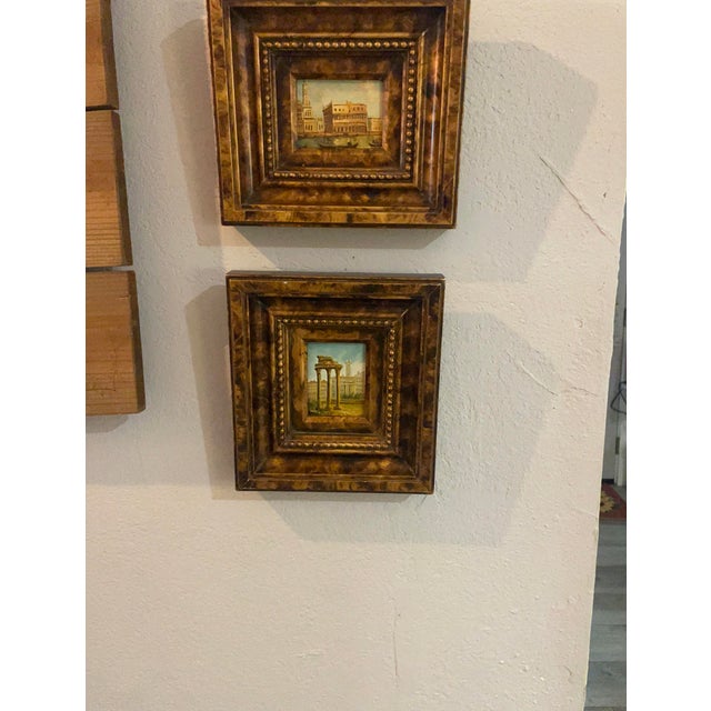 ROMAN FORUM PAINTING This is a vintage mid-century oil painting depicting the Roman Forum, usually painted by D. Axelrod....