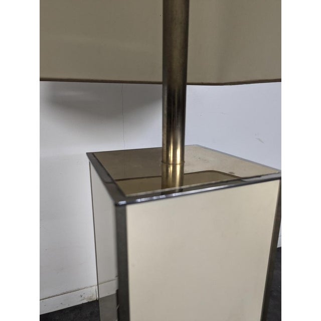 French White Lacquered Table Lamp from Maison Romeo For Sale - Image 5 of 7