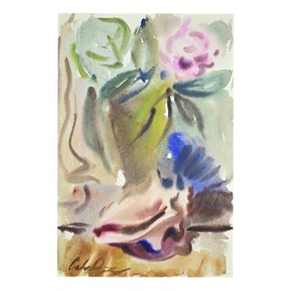 Carlo Ravagnan, Still Life, 1969, Watercolor on Paper For Sale