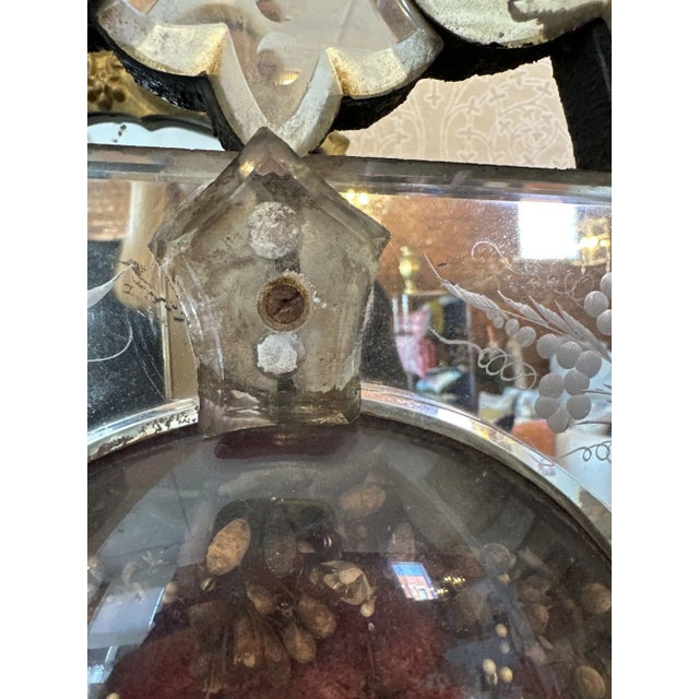 French Bridal Wreath in Venetian Frame For Sale - Image 6 of 8