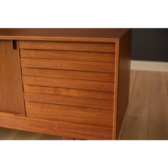 Brown Mid-Century Modern Teak Sideboard Credenza by Kurt Østervig for Kp Møbler For Sale - Image 8 of 12