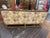 Wood Vintage English Style Floral Upholstered Sofa With Carved Wood Frame For Sale - Image 7 of 11