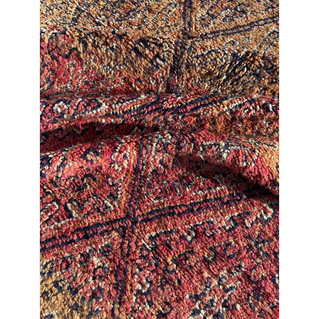 Textile Vintage Moroccan Berber Wool Rug, 1990 For Sale - Image 7 of 10