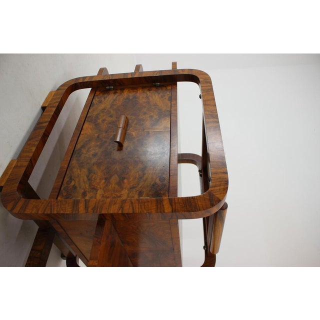 Large Art Deco Floor Lamp, Former Czechoslovakia, 1930s For Sale - Image 15 of 18