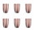Zafferano Gessato Tumbler in Amethyst - Set of 6 For Sale In New York - Image 6 of 6