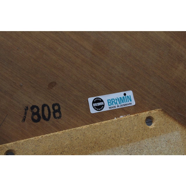 Wood Vintage Danish Round Extendable Dining Table in Teak from Bramin, 1960s For Sale - Image 7 of 9