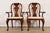Baker Furniture Georgian Carved Mahogany Armchairs, Pair For Sale - Image 12 of 12