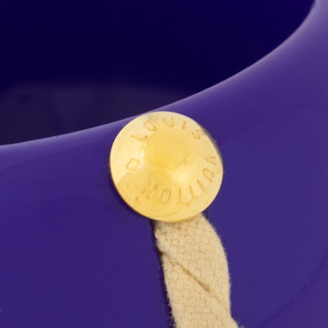 Louis Vuitton Blue Nautical Rope Bangle Bracelet Cruise 2010 Gold Grommets For Sale In Atlanta - Image 6 of 10