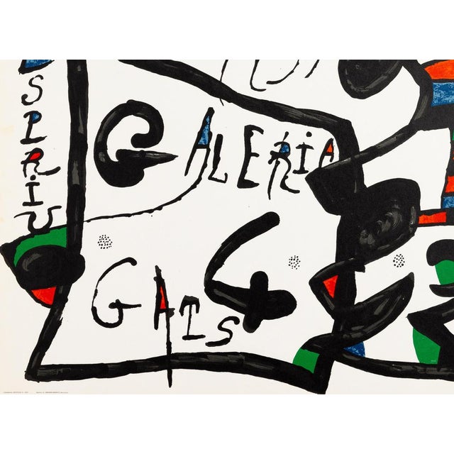 Joan Miro, The Dancer's Flight, Original Signed Lithograph For Sale - Image 6 of 7