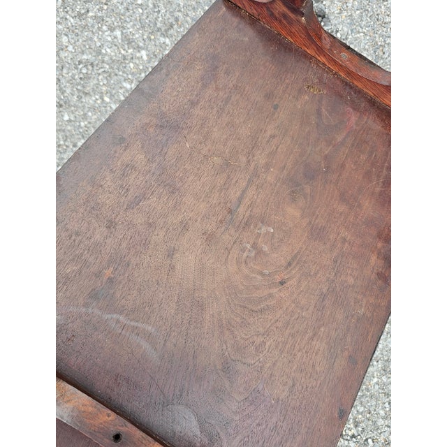 Early 20th Cenrury Edwardian Walnut Side Table For Sale - Image 13 of 13