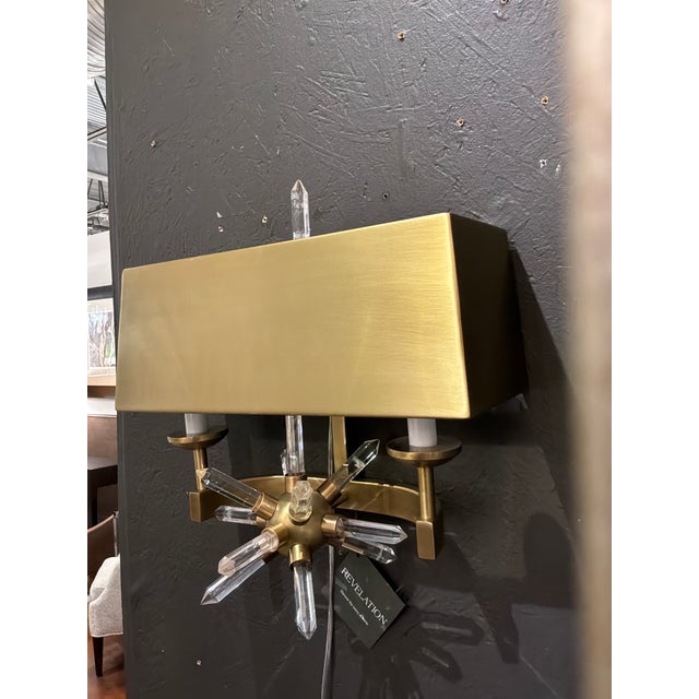 Revelation Star Quartz Sconces - Pair. For Sale - Image 4 of 8