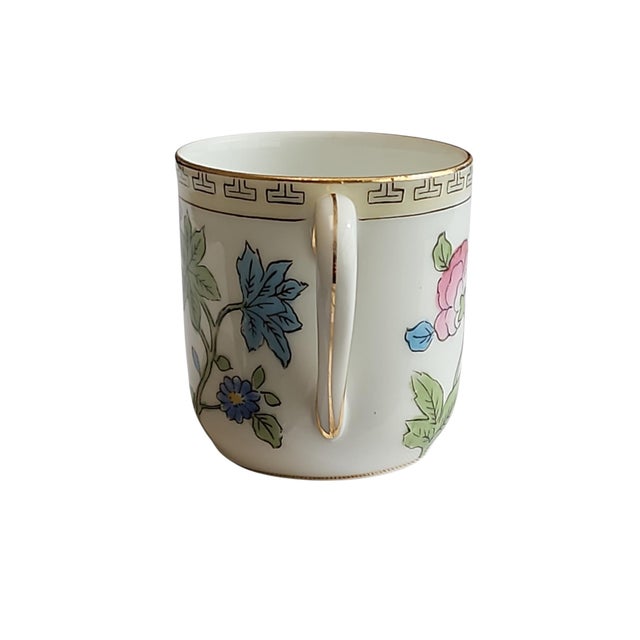 Japanese Rare 1920s Noritake Earthquake Relief Special Edition Teacup and Saucer Set For Sale - Image 3 of 9