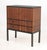 A. B. Petterson & Nilson Swedish Mid-Century Modern Drop-Front Secretaire, Parcel-ebonized wood with ornamental inlay,...