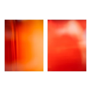 Contemporary Minimalist Abstract Photographs, Pair of 16 X 20" Fine Art Photography Prints, 'Maple Street Pair I' For Sale
