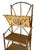 English Antique English Bamboo & Rattan Shelf With Moveable Panel For Sale - Image 3 of 11