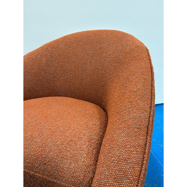 Sculpture Materials Modern Slope Swivel Chair For Sale - Image 7 of 7