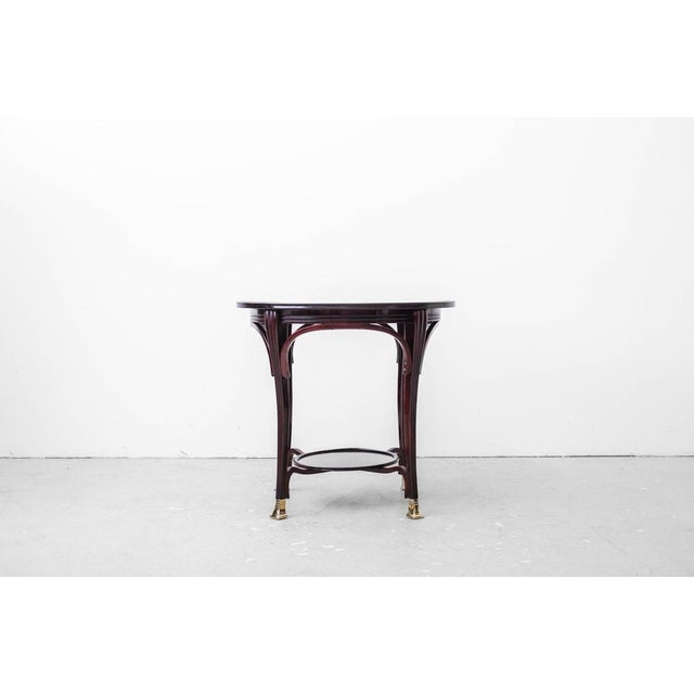 Secessionistic Table by Gustav Siegel for Jacob & Josef Kohn, 1900s For Sale - Image 18 of 18