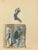Mino Maccari, Game of Shadow, 1940, Watercolor For Sale - Image 3 of 3
