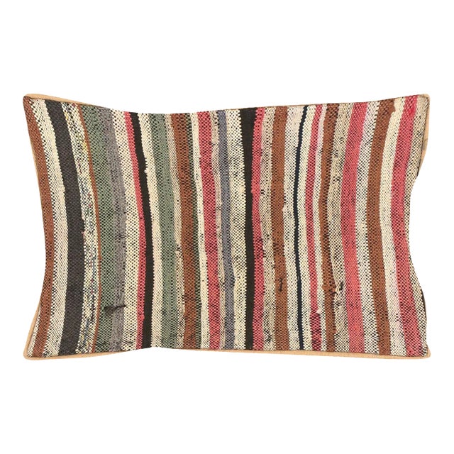 1960s Turkish Rag Pillow For Sale