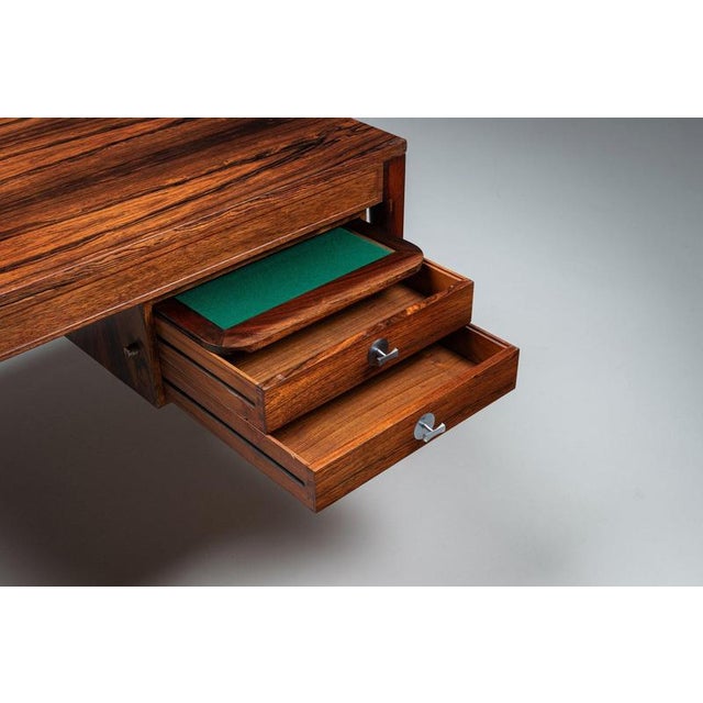 FD-951 Diplomat Desk in Rosewood by Finn Juhl for France & Son, Denmark, 1960 For Sale - Image 15 of 18