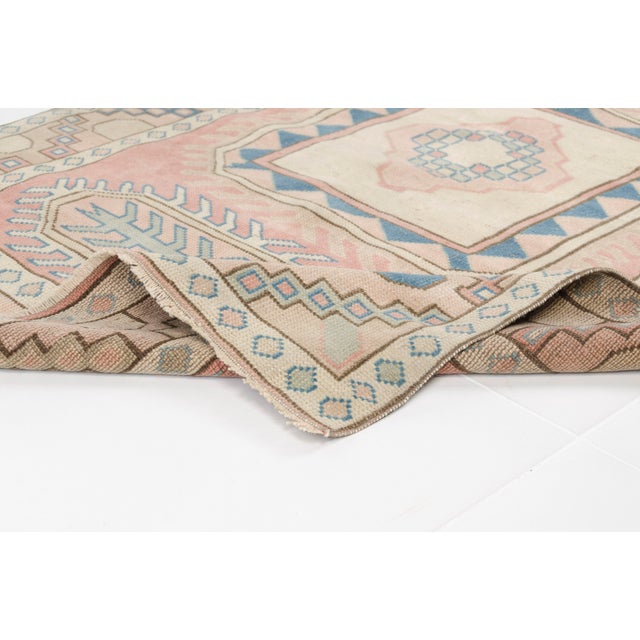 1960s Mid 20th Century Oushak Anatolian Ethnic Rug For Sale - Image 5 of 12