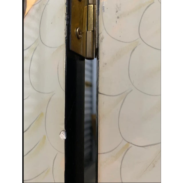 Late 20th Century Coromandel Four Panel Screen Room Divider For Sale - Image 4 of 11