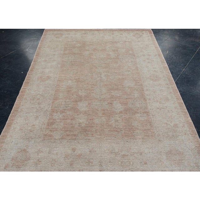 Turkish Oushak Rug 5' x 7'5" For Sale In Houston - Image 6 of 9