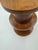 2000 - 2009 Pair of West Elm Mid-Century Turned Wood Candlesticks For Sale - Image 5 of 5