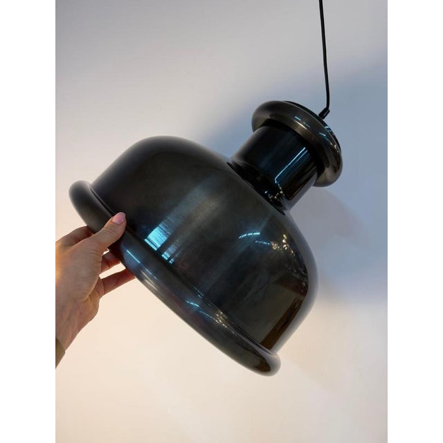 Country Line Pendant Lamp in Anthracite by Sidse Werner for Holmegaard For Sale - Image 6 of 11