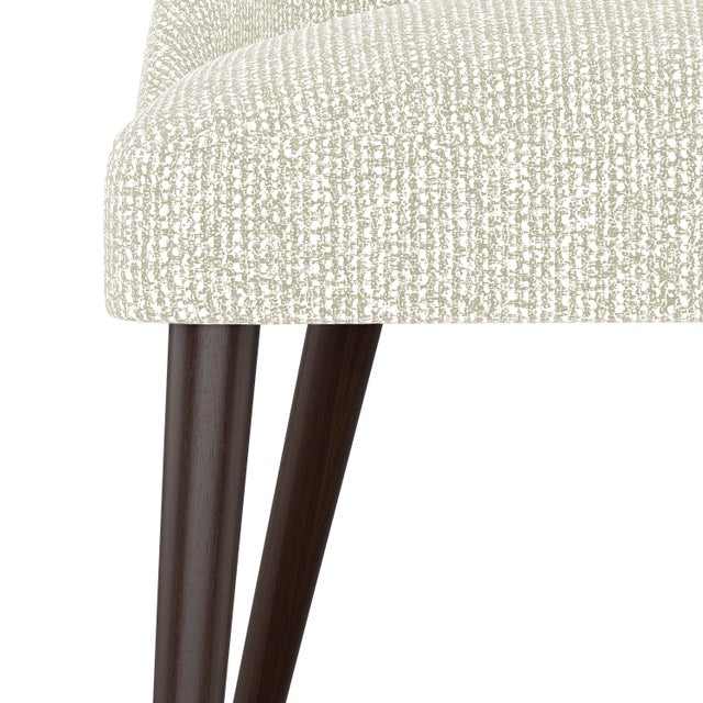 Rounded Back Dining Chair In Solitude Natural Chairish