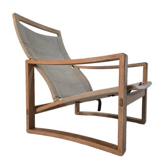 Mid-Century Danish Safari Lounge Chair by Børge Jensen & Sons, 1970 For Sale
