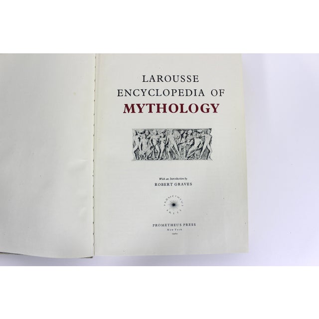 1960 Mythology Larousse Encyclopedia of Mythology Coarse Linen Hard Cover Book With Dust Jacket For Sale - Image 9 of 18