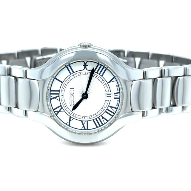 A refined Ebel Beluga ladies' wristwatch crafted in stainless steel, featuring the collection's distinctive elegant...