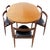 Extendable Teak Dining Table and Chairs by Hans Olsen for Frem Røjle, 1950s, Set of 7 For Sale