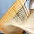 Vintage Wood and Straw Hanging Lamp, 1960s For Sale - Image 6 of 8
