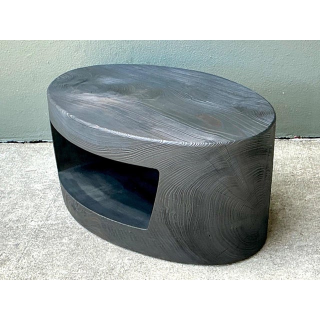 Wood Vintage Christian Liagre Cerused Coffee Table For Sale - Image 7 of 10
