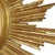 Mid-Century Modern Large Sunburst Gold Leaf Sun Mirror by Deknudt, 1960s For Sale - Image 3 of 18