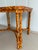 1950s 1950s English Regency Table by Brandt-Hand Paint Top-Faux Bamboo Base With Faux Tortoiseshell Finish For Sale - Image 5 of 12