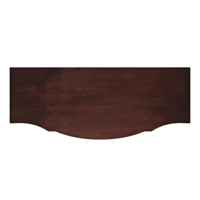 Wood Sheffield 3 Drawer 2 Door Accent Cabinet, Antique Cherry For Sale - Image 7 of 8