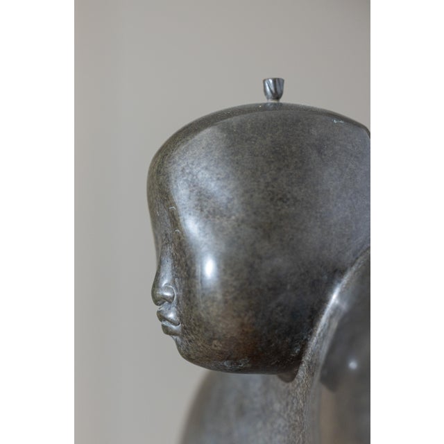 Large-Scale Signed Bronze "Sumo Wrestler" Sculpture, Signed Yuri, 2005 For Sale - Image 12 of 18