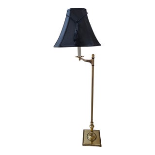 Vintage Frederick Cooper Brass Regency Floor Lamp For Sale