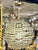 Mid-Century Modern Style Spherical Glass Bead and Brass Chandelier For Sale - Image 9 of 10