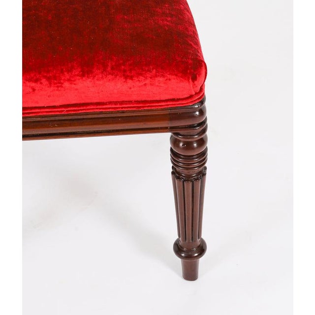 Antique 19th Century Regency Flame Mahogany High Dining Chairs, Set of 10 For Sale - Image 14 of 18