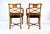 Regency Armchairs in Velvet by Thomas Hope, Burl Wood, X-Back Design For Sale - Image 9 of 13
