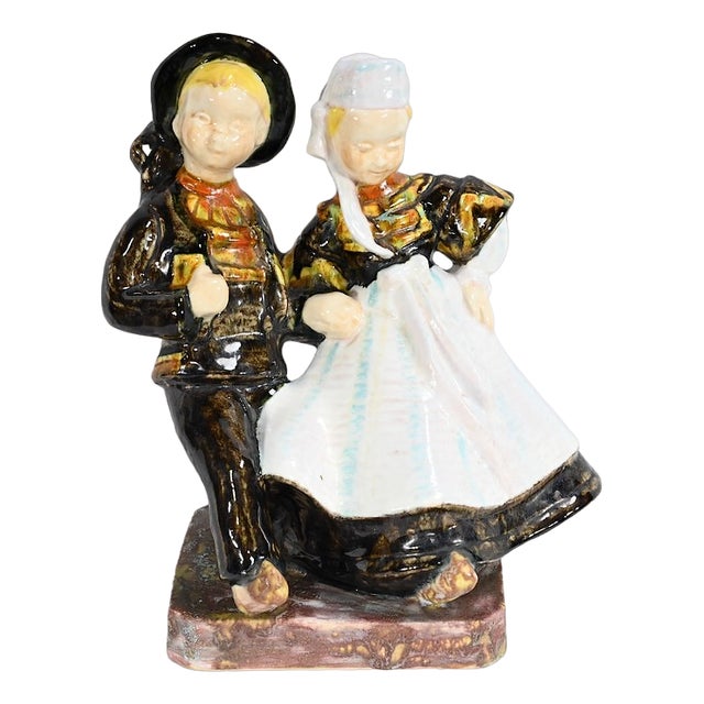 Earthenware Sculpture by Bel Delcourt, 1960 For Sale