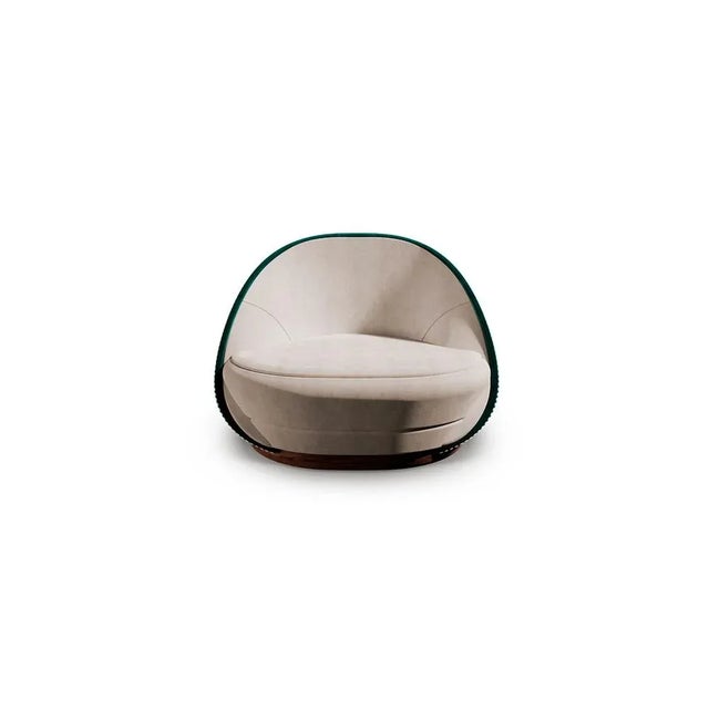 Tulip 1 Seat Sofa by Alma De Luce For Sale - Image 6 of 6